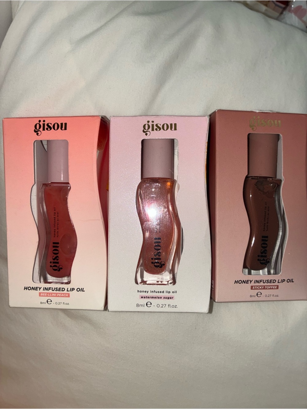 NWT Gisou Lip Oil Three Pack